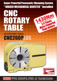 Powerful Clamping Torque CNC rotary table：CNC260P